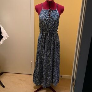 NWOT Unity Ditsy Floral Print Belted Cami Dress